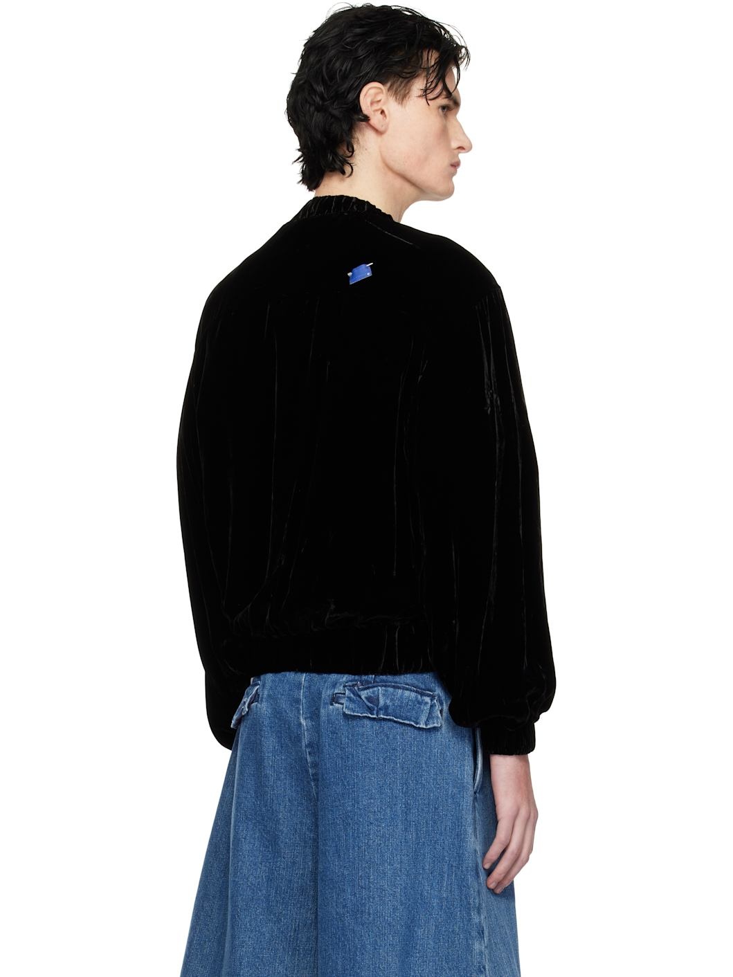 Black Velvet Sweatshirt - 3
