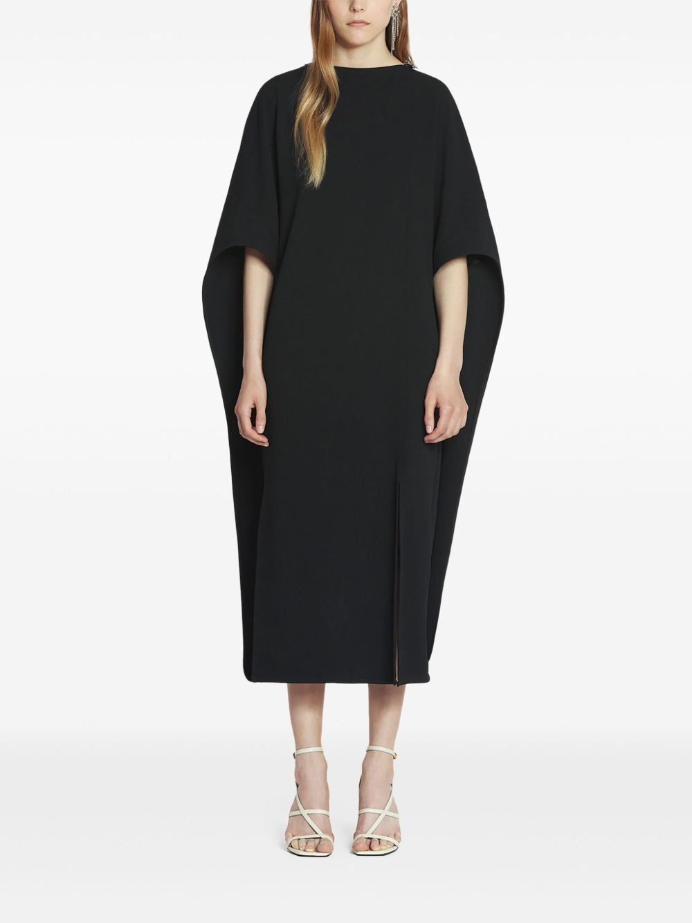 appliqué-detail midi dress - 2