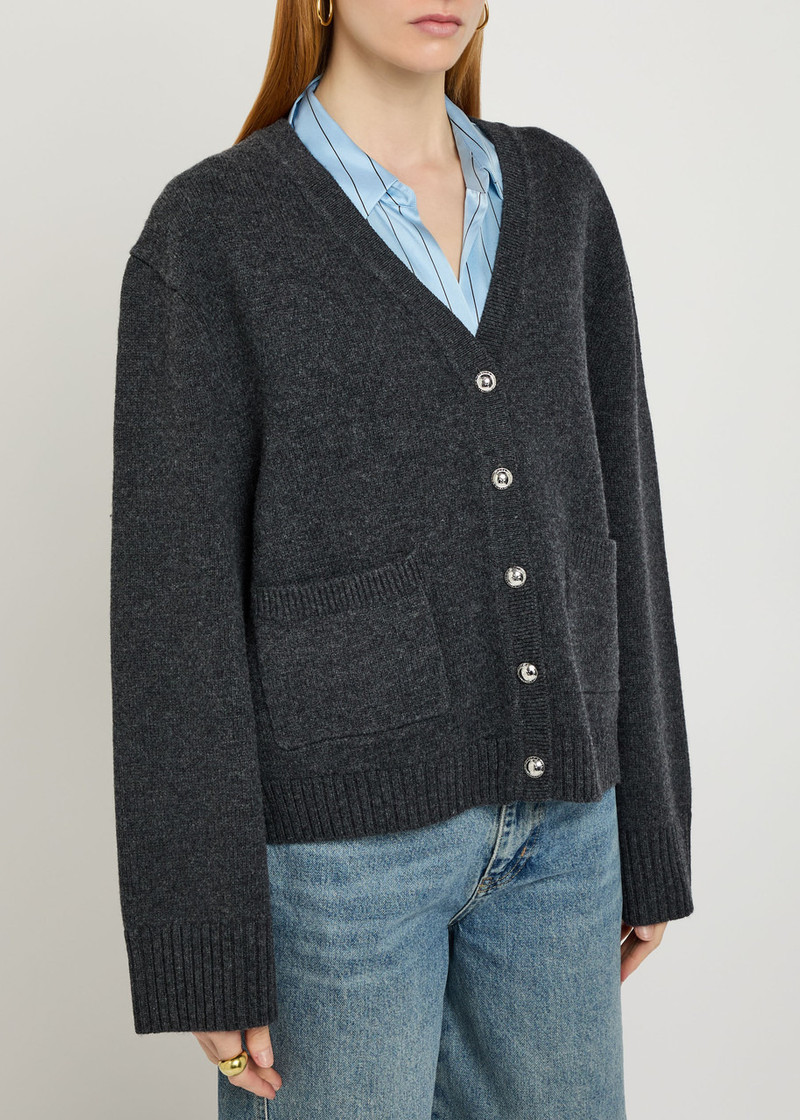 GANNI Ganni Wool Cardigan outlook