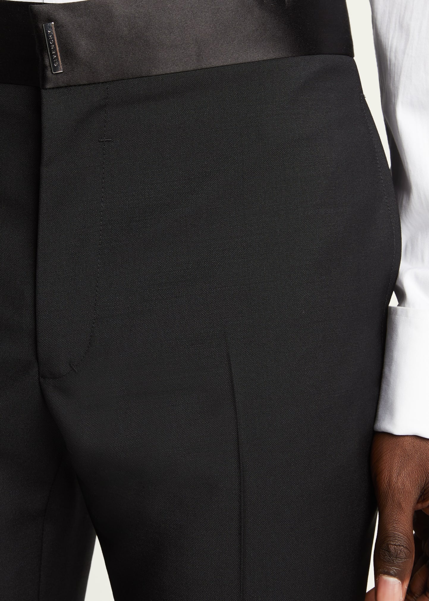 Men's Classic-Fit Tuxedo Trousers - 5