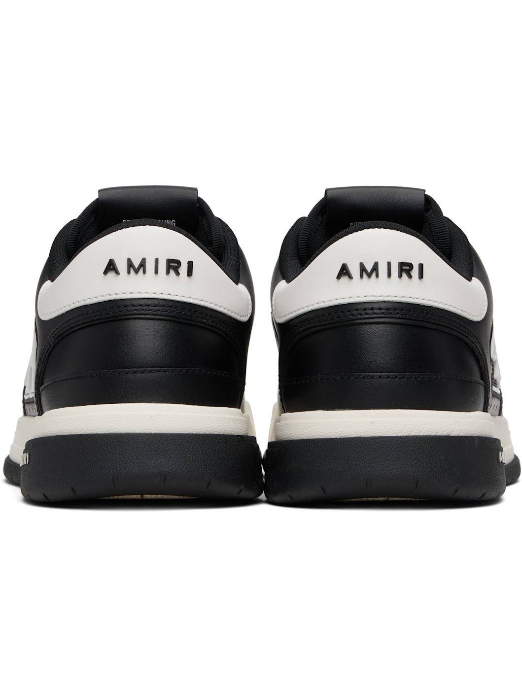 Black & White Classic Low Sneakers - 2