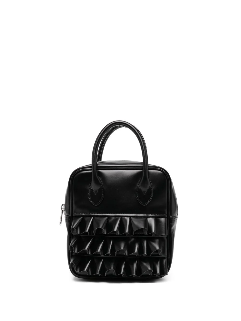 ruffled tote bag - 1