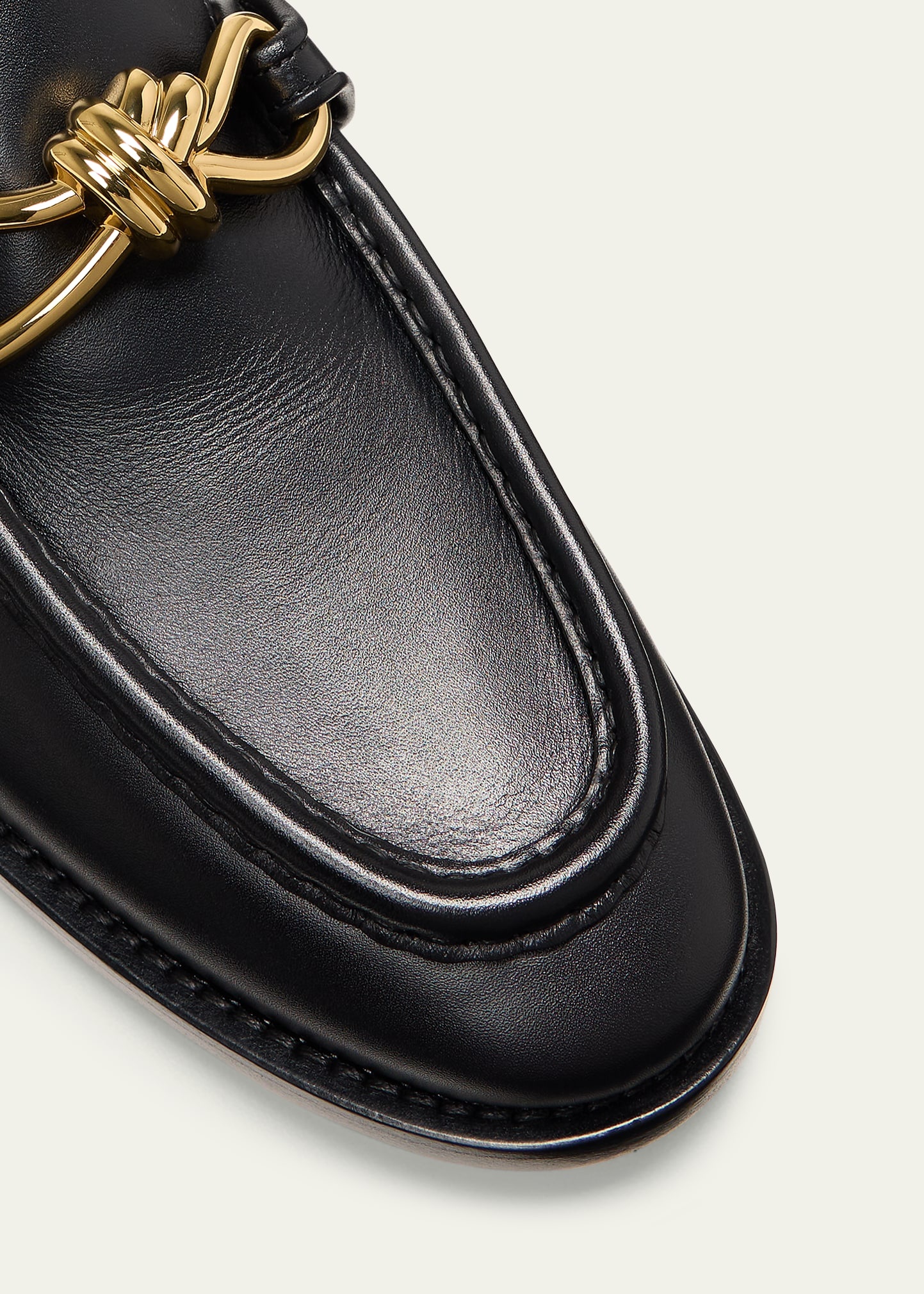 Men's Astaire Metallic Knot Napa Loafers - 5