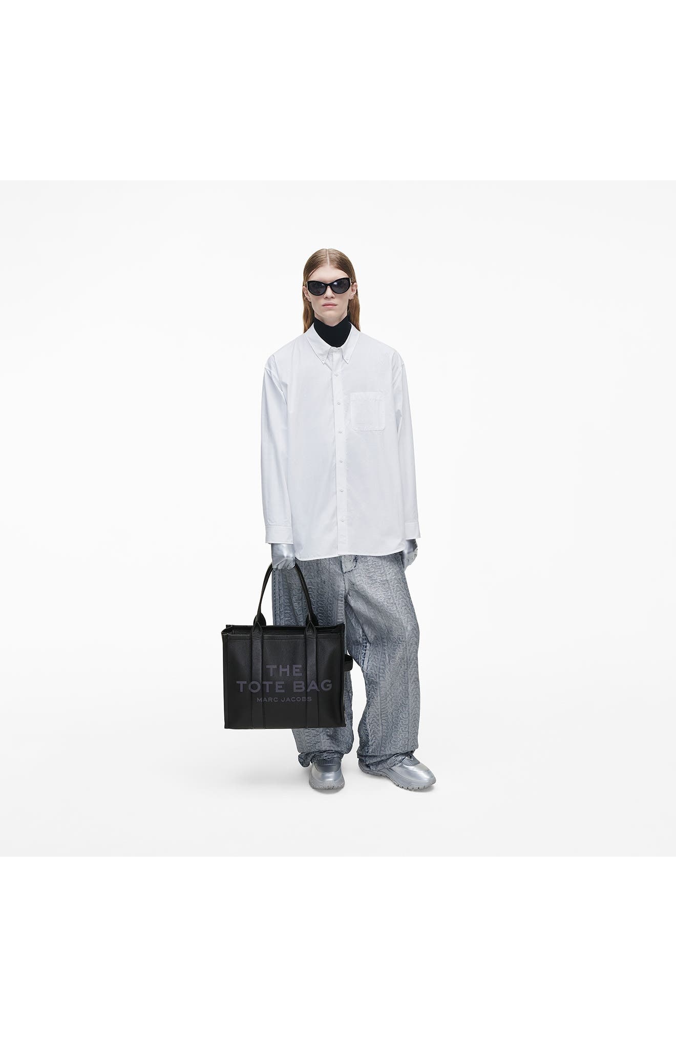 Marc Jacobs The Large Leather Tote Bag in Black at Nordstrom - 9