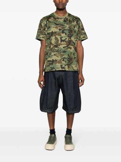 mastermind JAPAN camouflage-pattern cotton T-shirt outlook