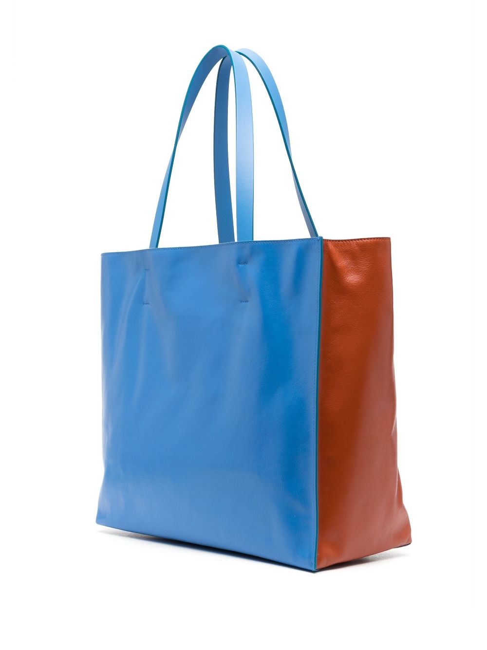 logo-print leather tote bag - 3