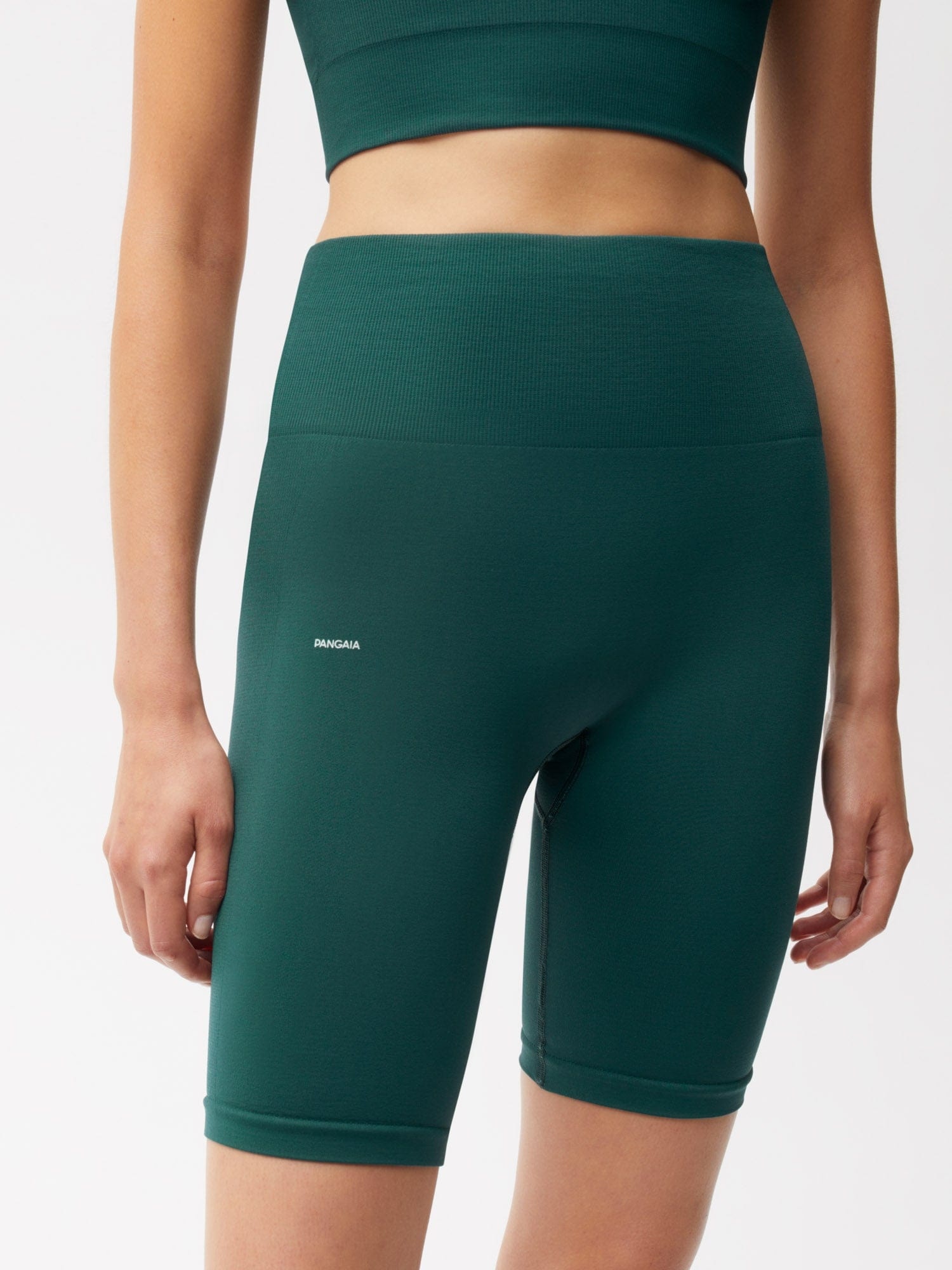 Women's Plant-Stretch Compressive Cycle Shorts - Foliage Green - 4