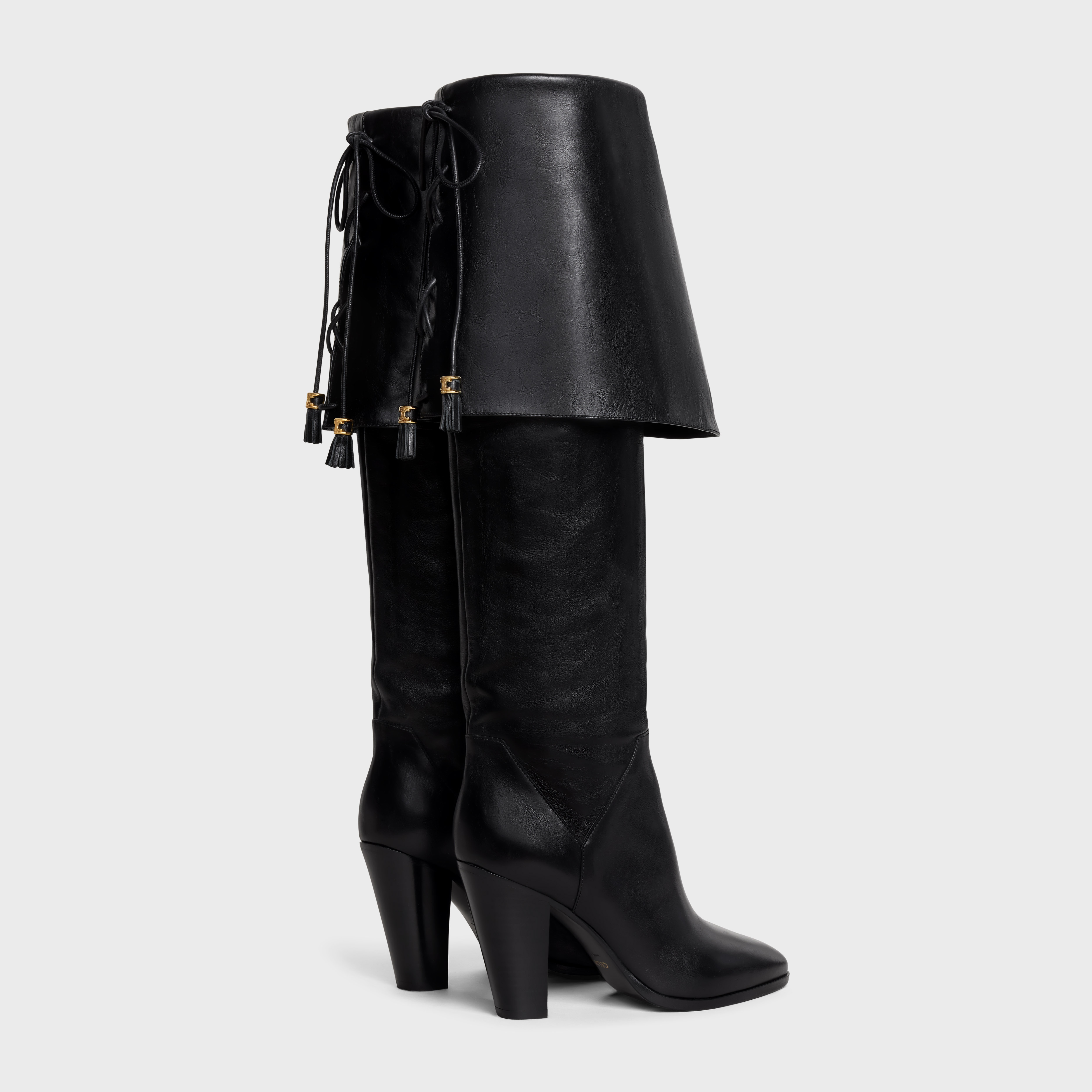 LA MOUSQUETAIRE HIGH BOOT CELINE WILTERN in CALFSKIN - 3