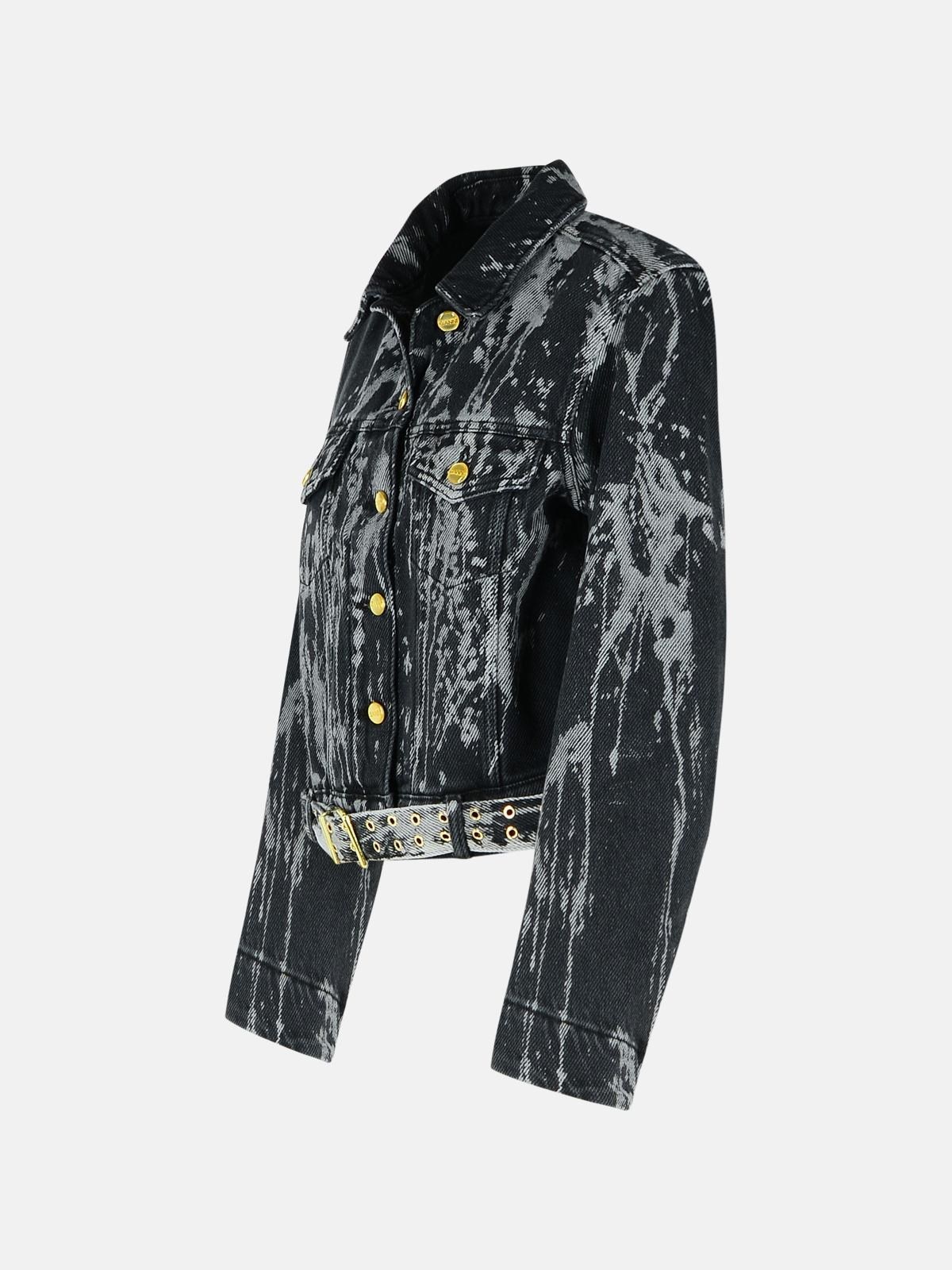GANNI BLACK DENIM JACKET | lungolivigno | REVERSIBLE