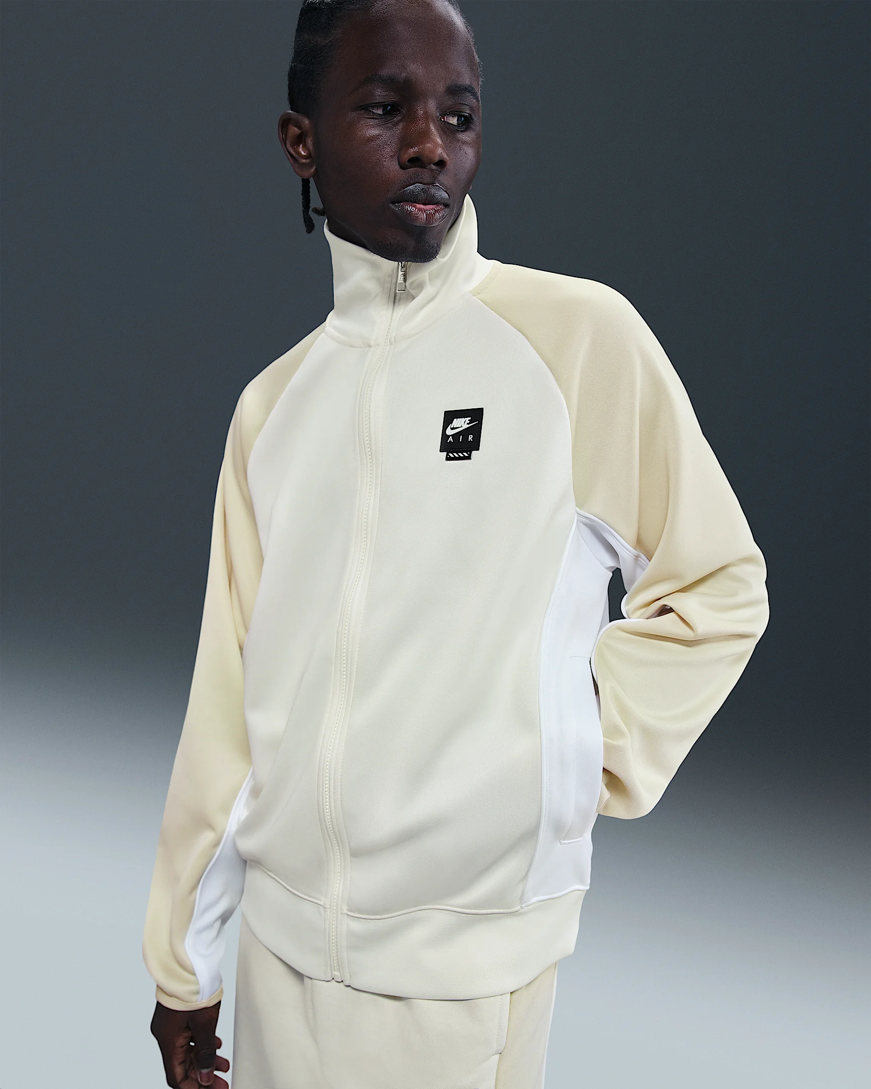 Nike Air Men's Poly-Knit Full-Zip Jacket - 1