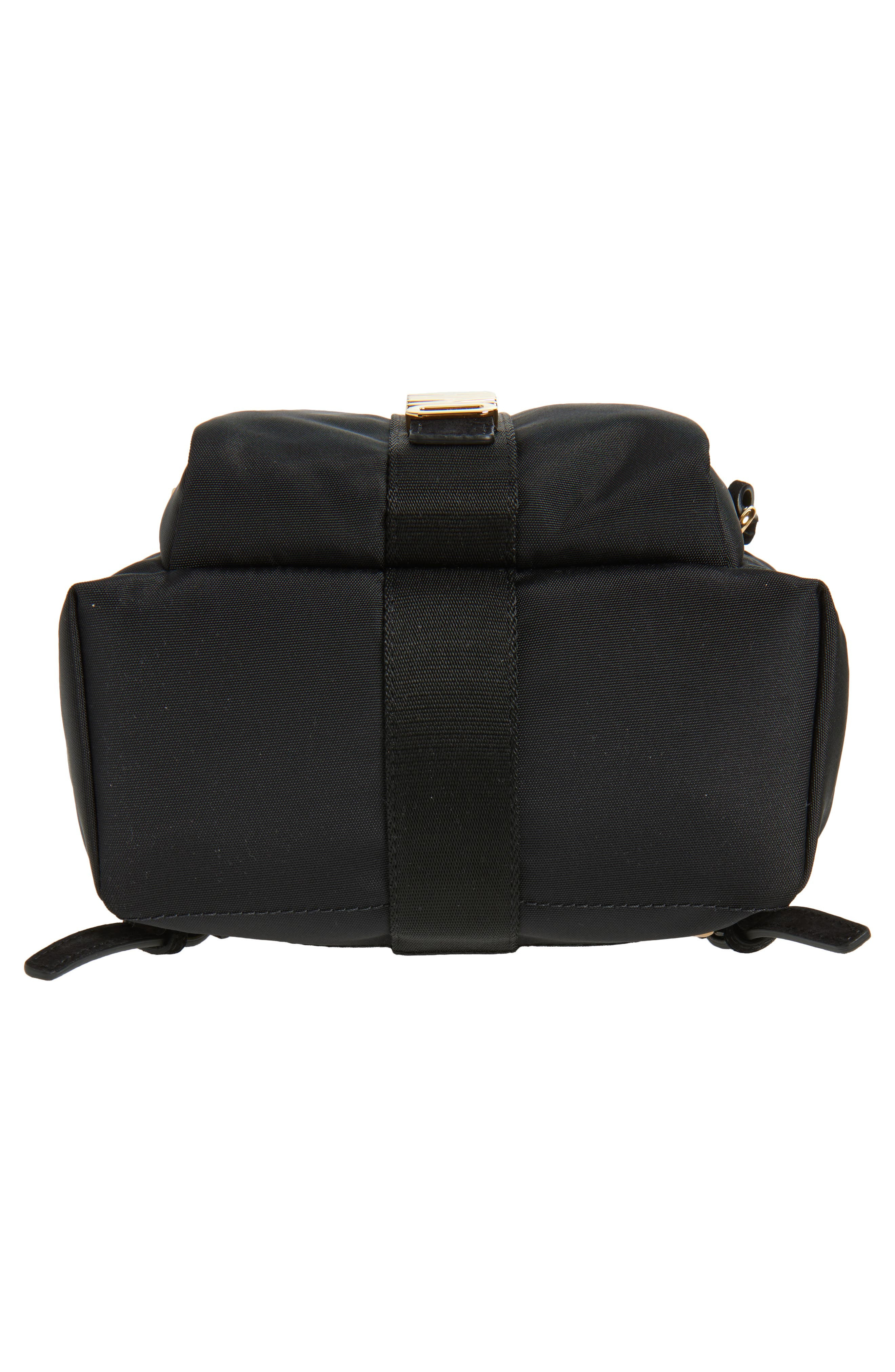 Moschino Carry Me Media Media Backpack in Black/Black Galvanic at Nordstrom - 6