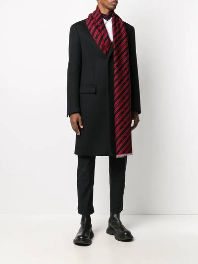 Givenchy logo-stripe scarf outlook