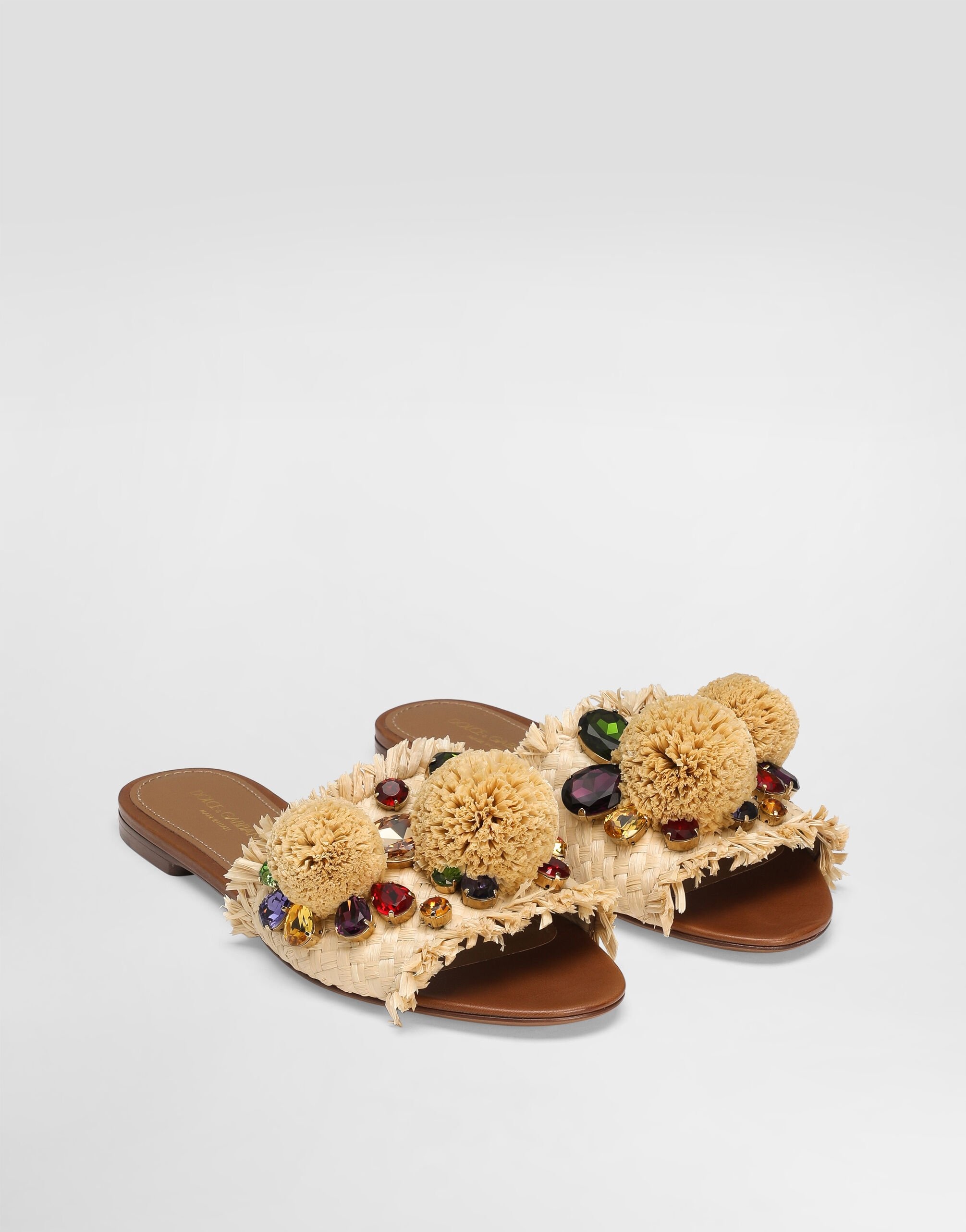 Braided slipper with fringes - 2