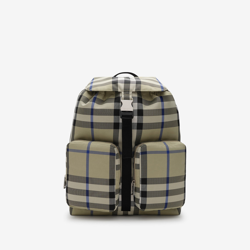 Medium Check Backpack 1