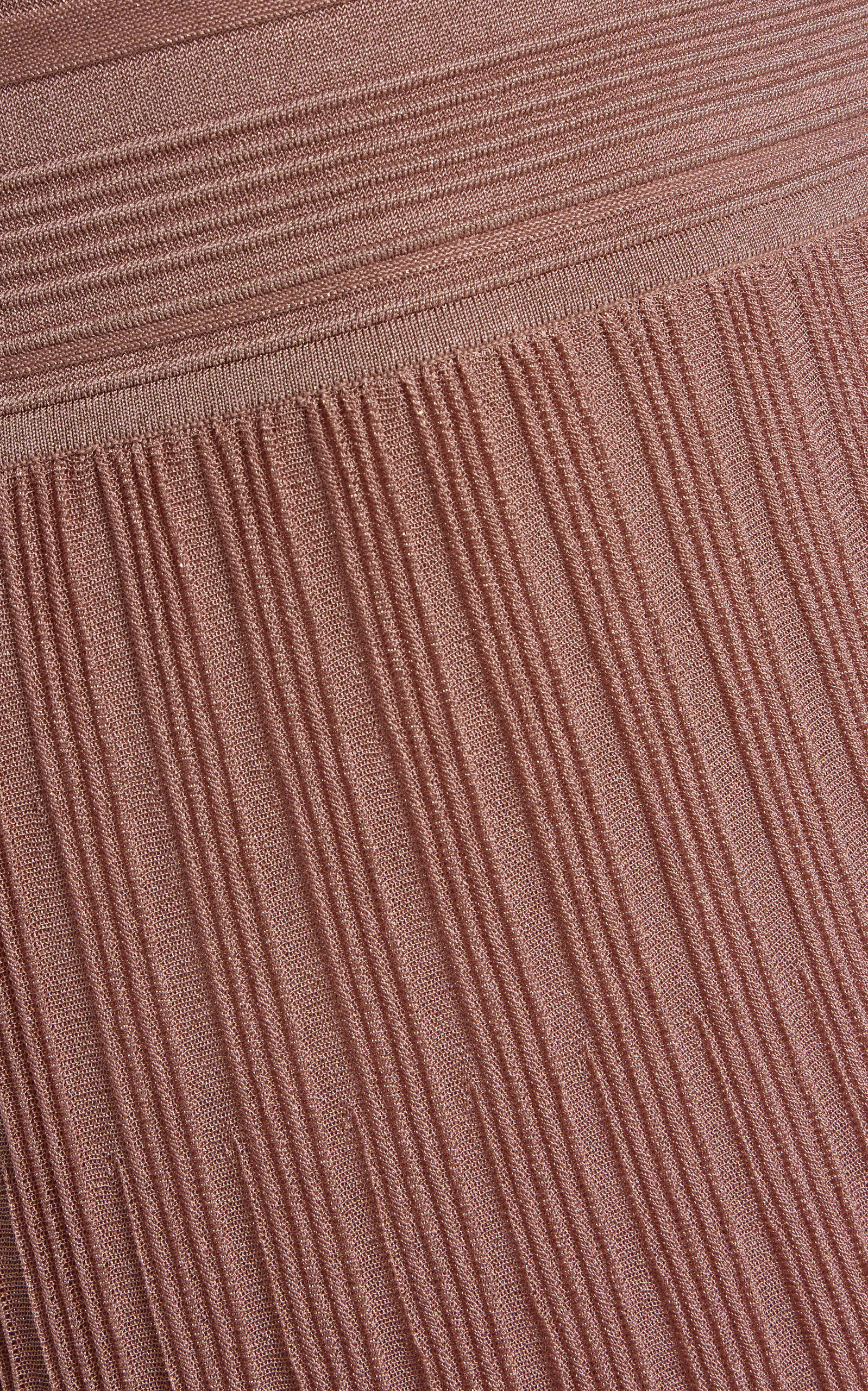 Lucky Metallic-Knit Maxi Dress pink - 5