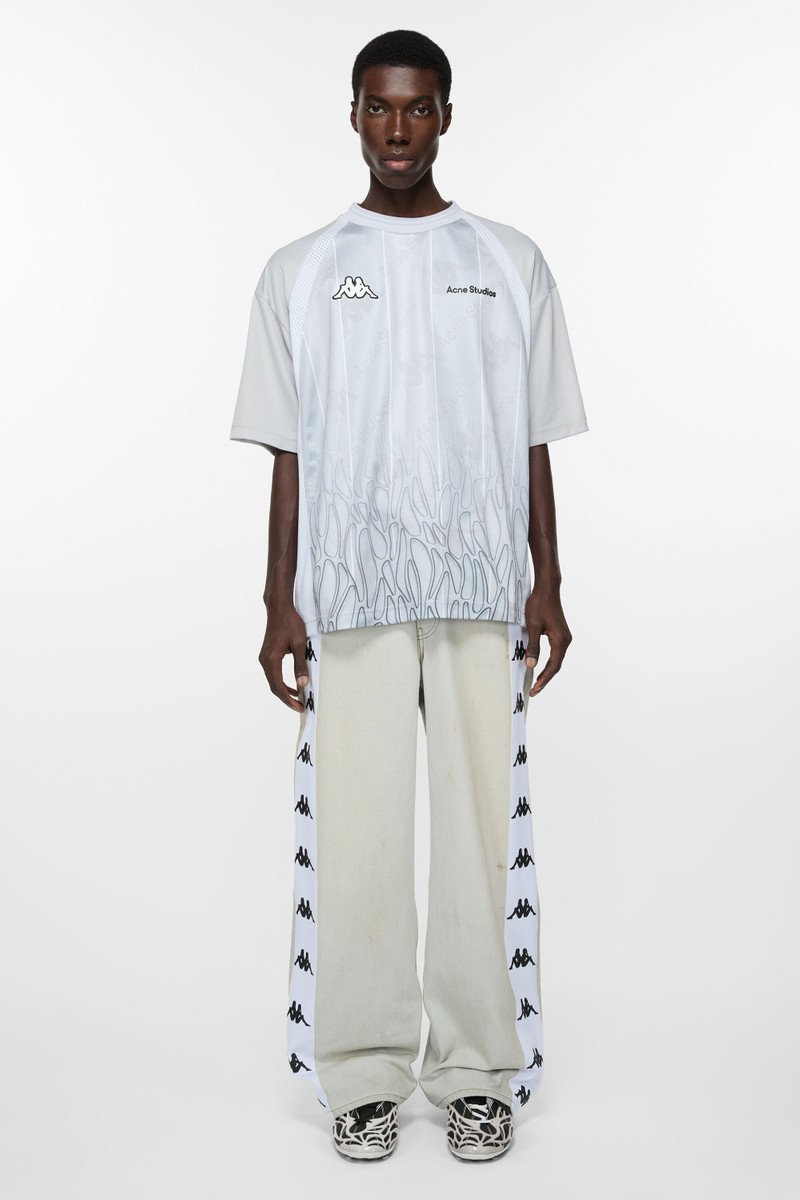 Acne Studios Loose fit jeans - 1981M Acne Studios x Kappa - Light blue/white outlook