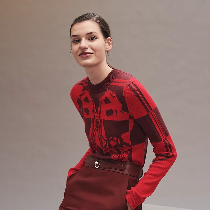Hermès "Brides de Gala" long-sleeve sweater outlook