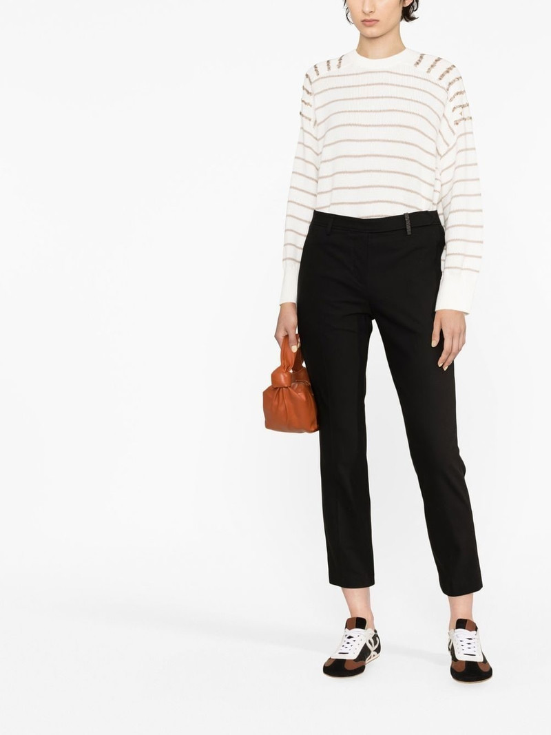 Brunello Cucinelli Monili slim-fit trousers outlook