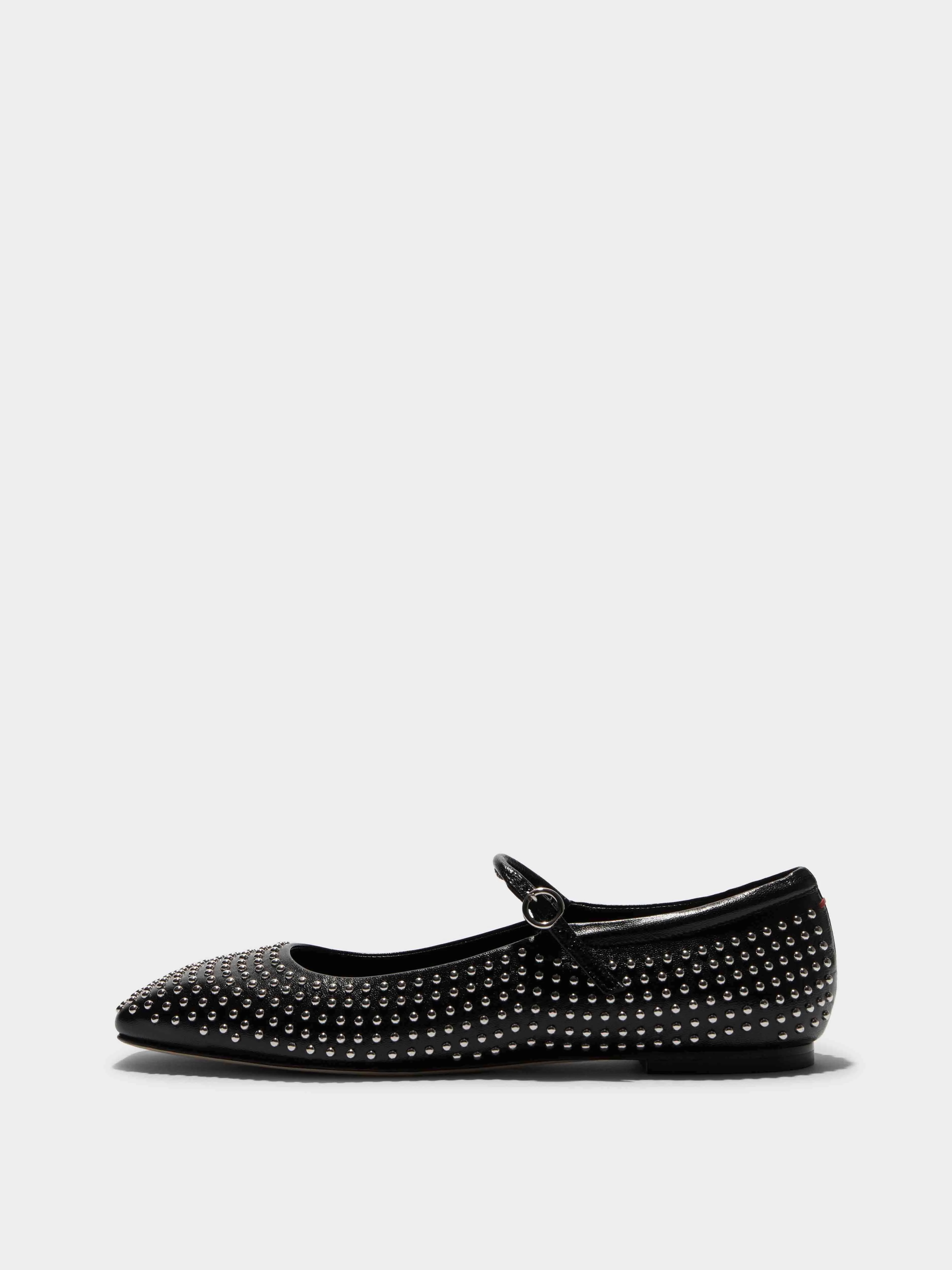 Uma Mini Stud Mary-Jane Flats - 1