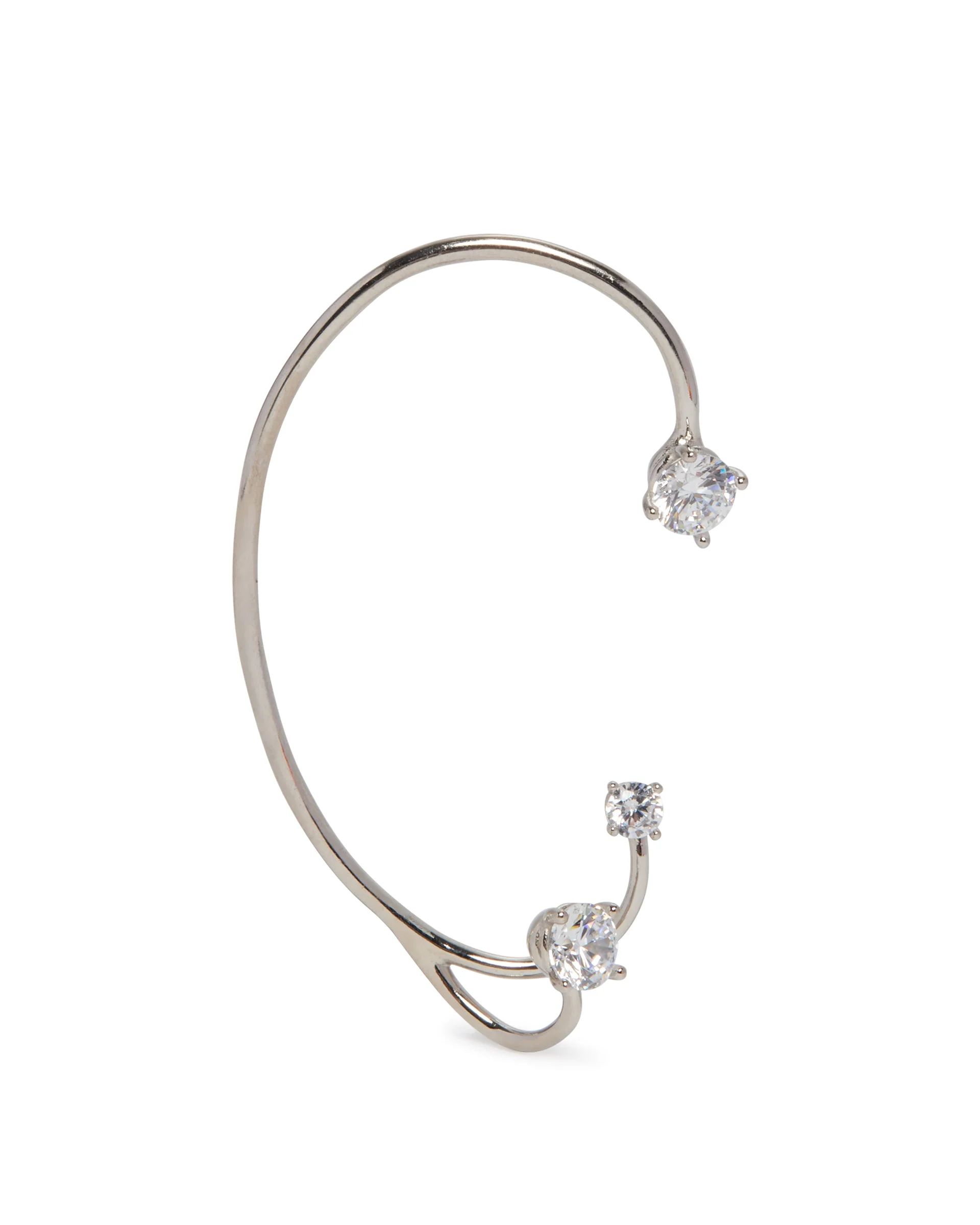 Silver Three Point Ear Cuff - 1