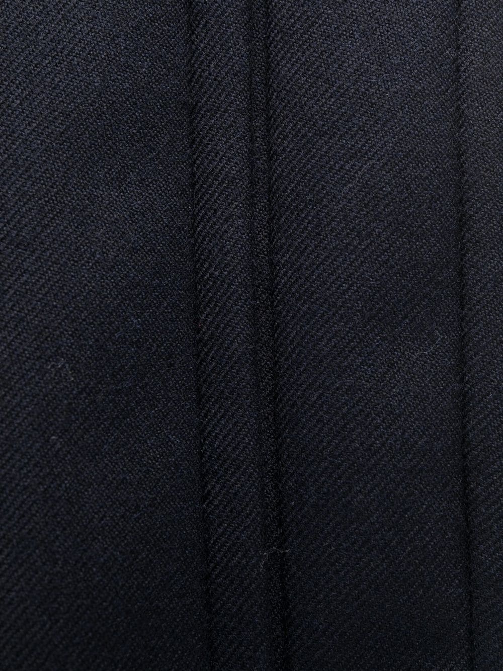 four-stitch wool trousers - 6
