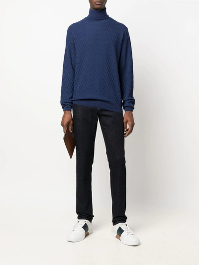 Canali slim-cut jeans outlook