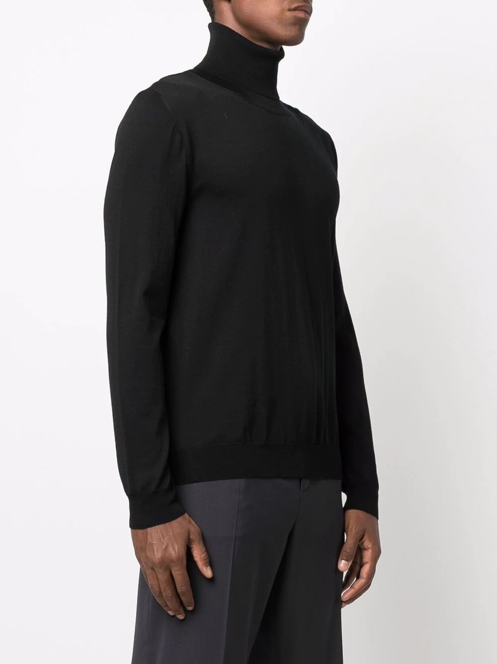 roll-neck virgin wool jumper - 3