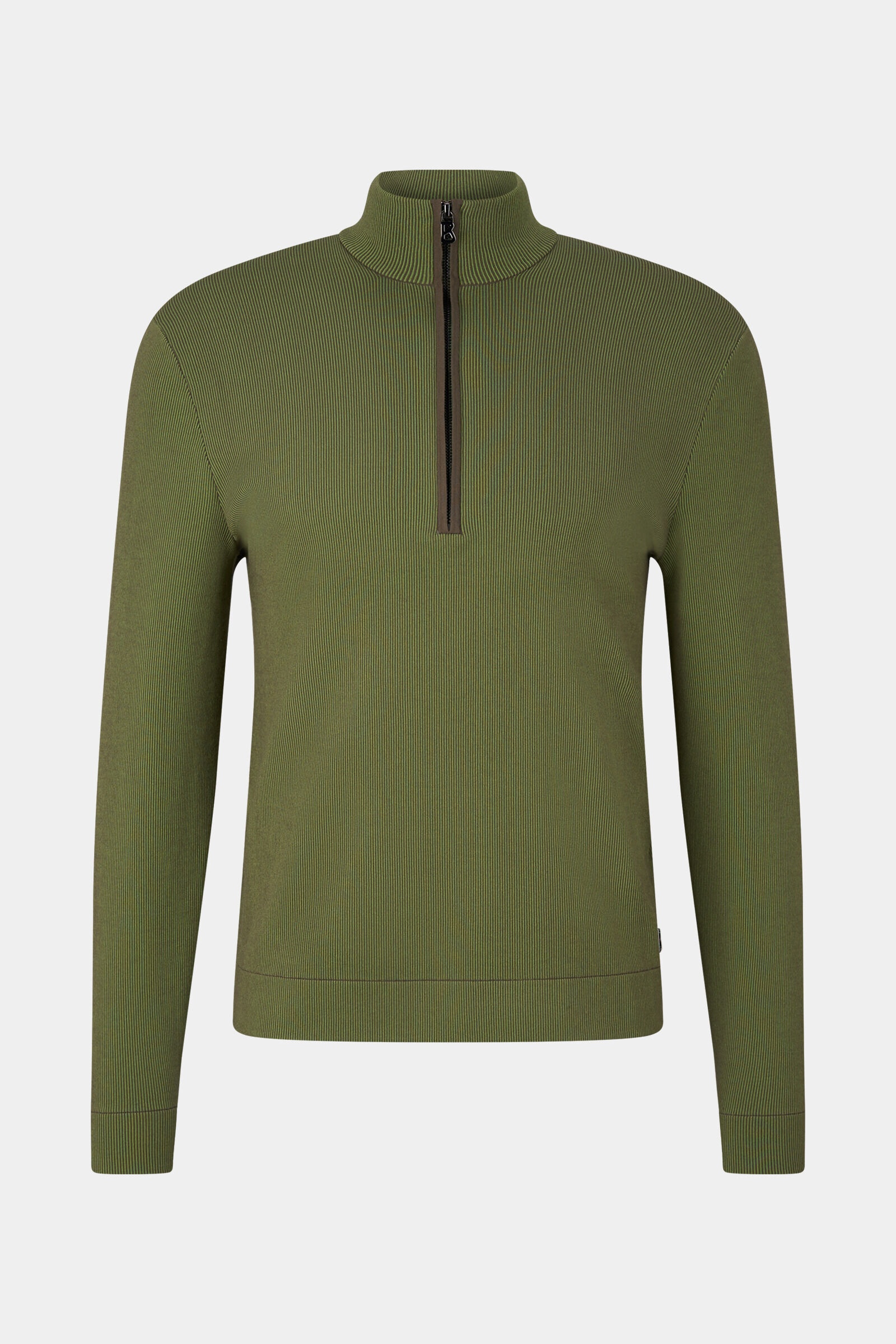 Lennard Half-zip pullover in Green - 1