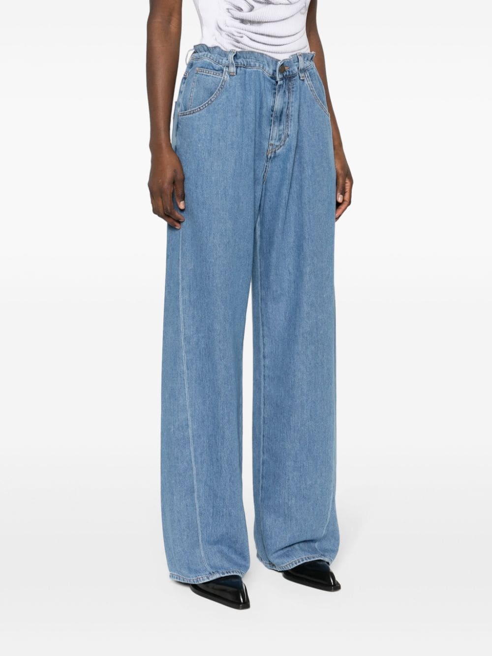Iris mid-rise wide-leg jeans - 3