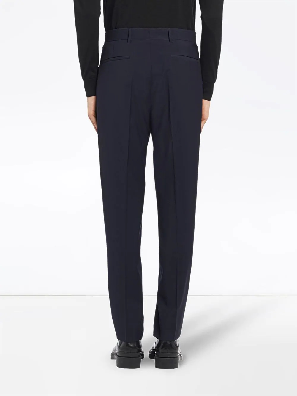 wrinkle-free wool trousers - 4