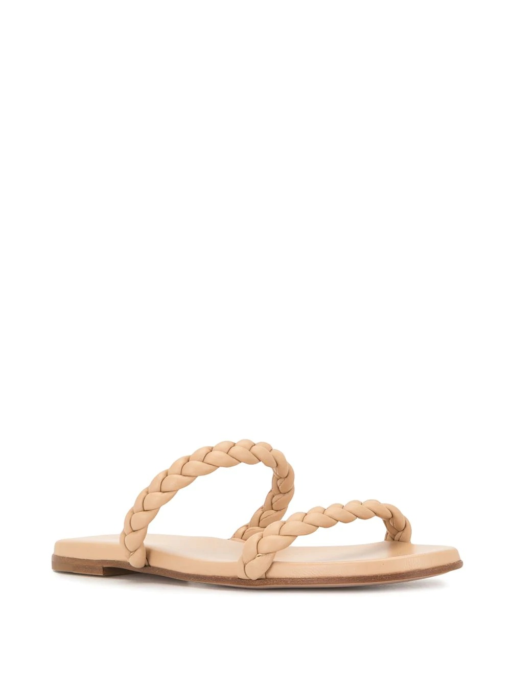 braided strap sandals - 2