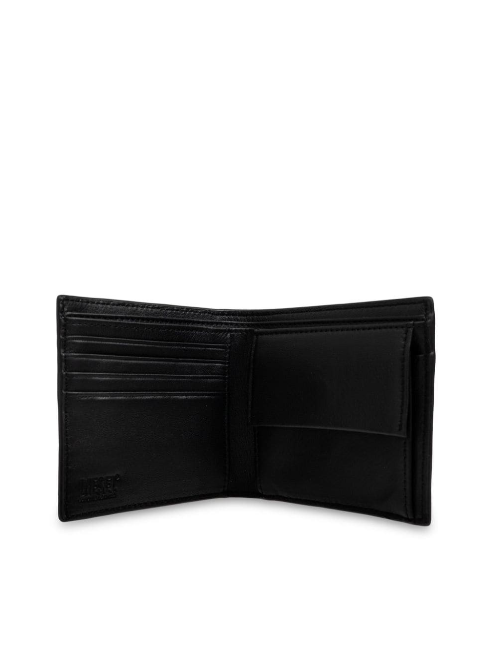 embossed-logo leather bi-fold wallet - 2