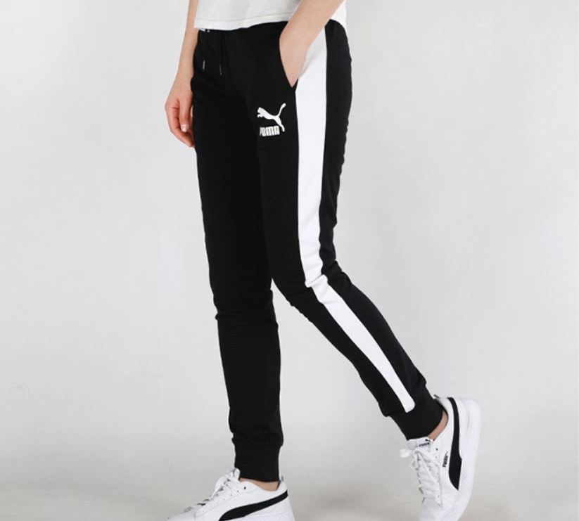 (WMNS) PUMA Iconic T7 Track Pants 'Black' 599905-01 - 3