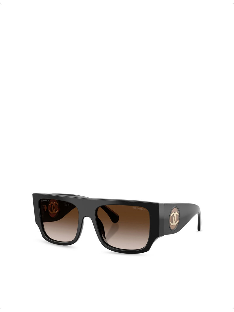 CHANEL CH5549 Square-Frame Acetate Sunglasses outlook