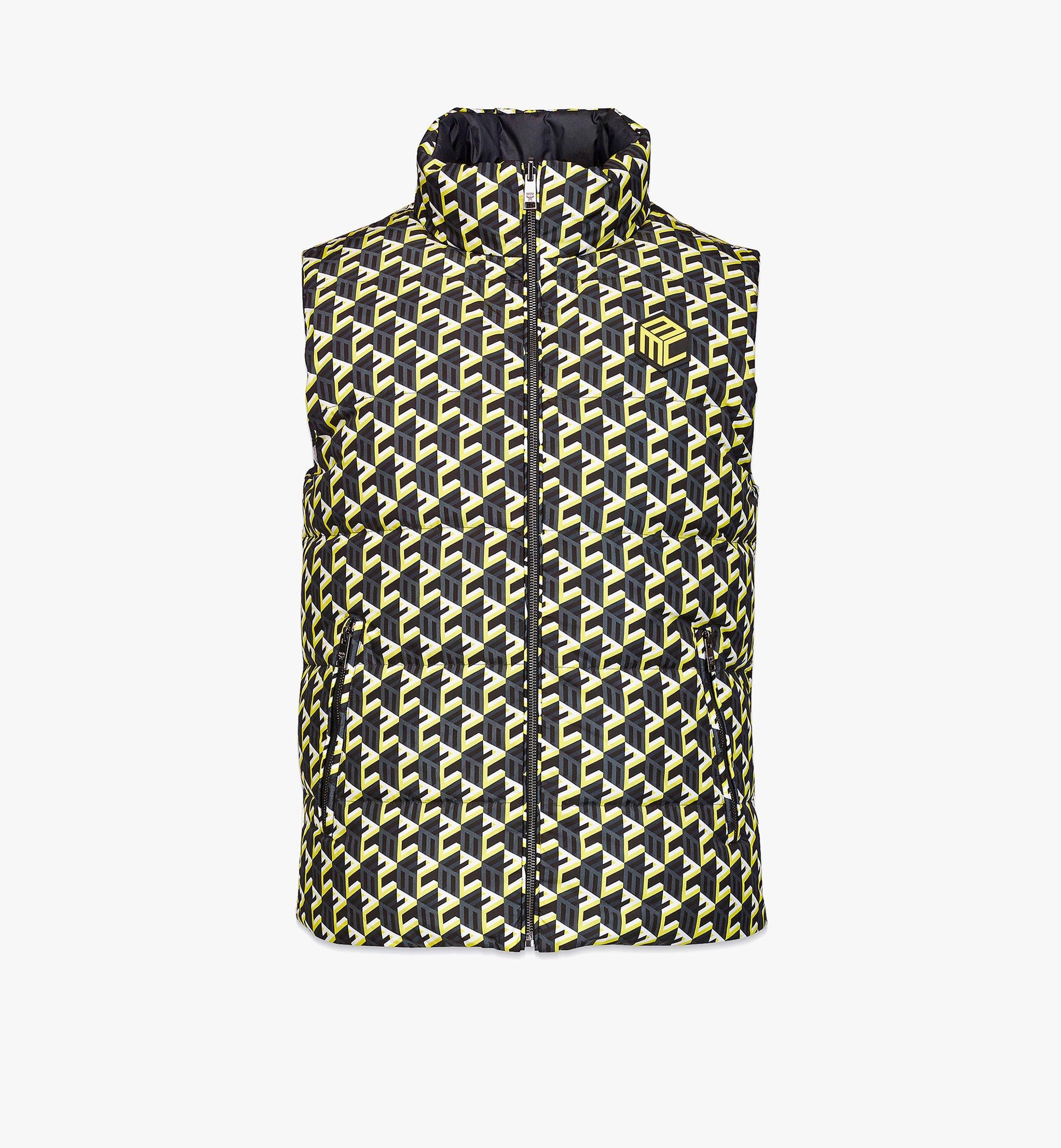 Men’s Cubic Monogram Print Reversible Vest in ECONYL® - 2