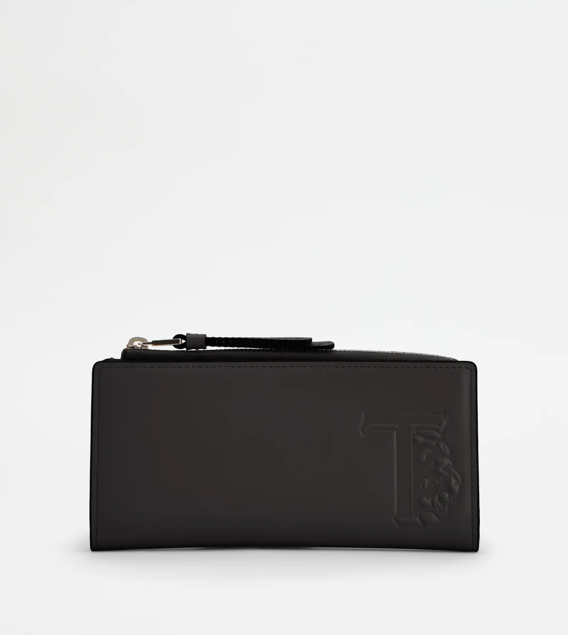 WALLET IN LEATHER - BLACK - 1