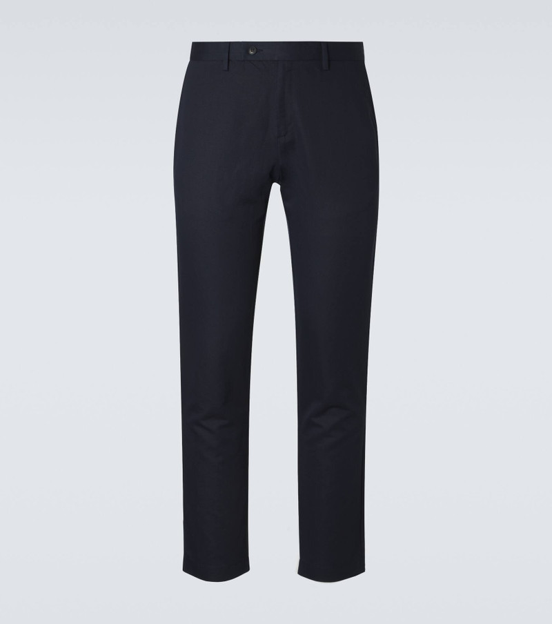 Cotton and linen straight pants 1