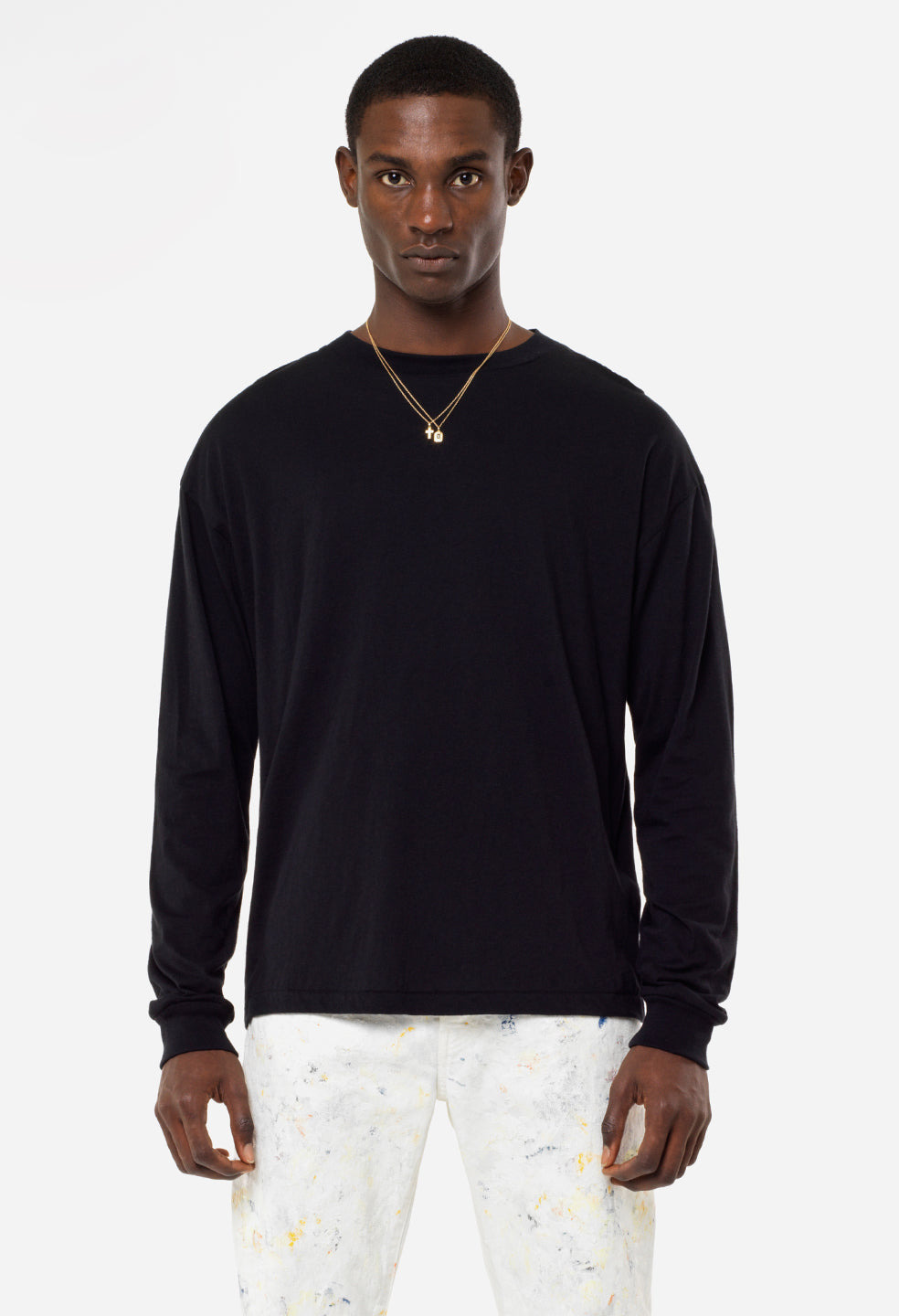 COTTON CASHMERE PULLOVER - 4