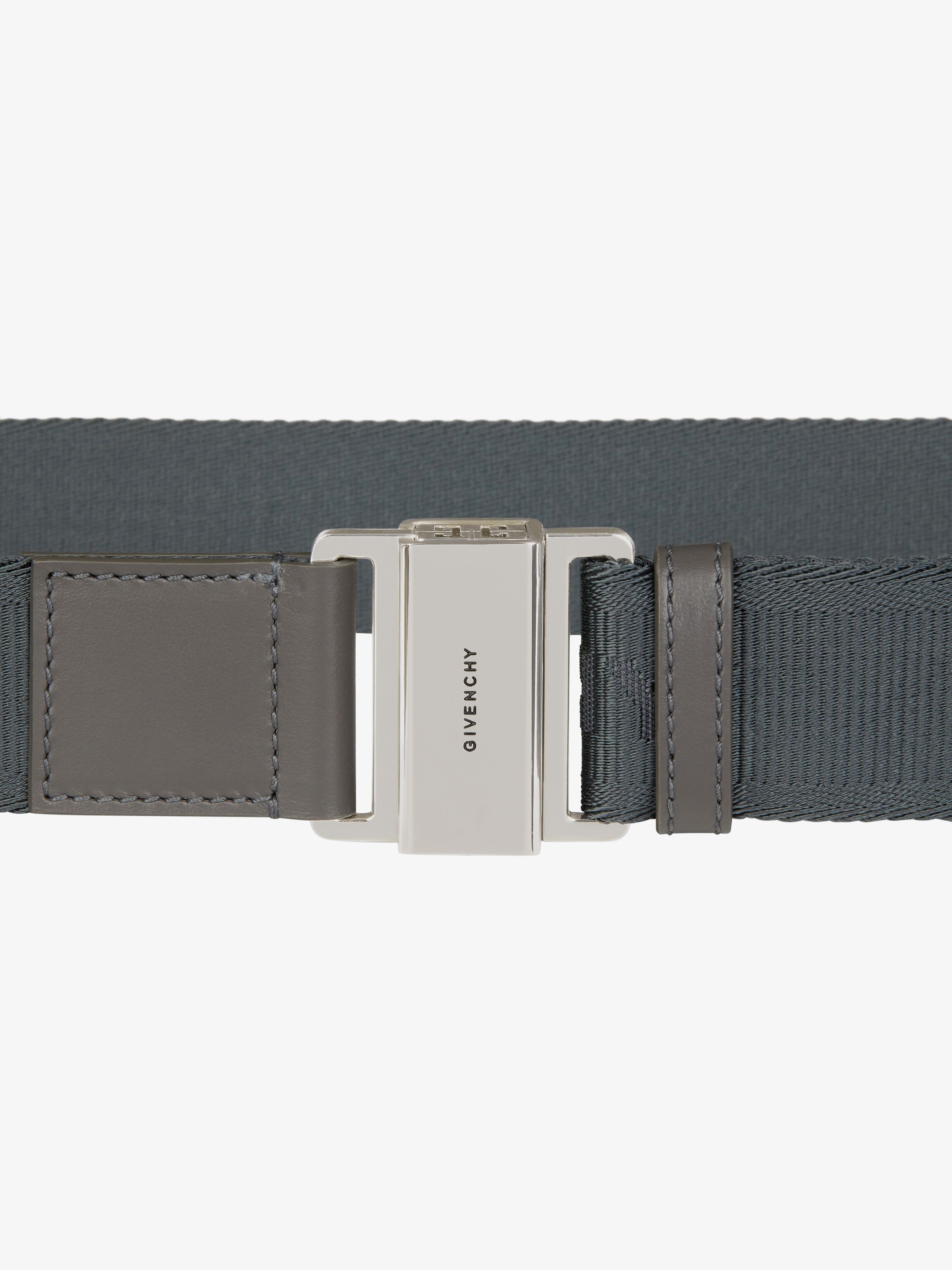 BELT IN CANVAS AND LEATHER WITH 4G FASTENER - 2