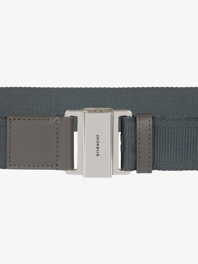 Givenchy BELT IN CANVAS AND LEATHER WITH 4G FASTENER outlook