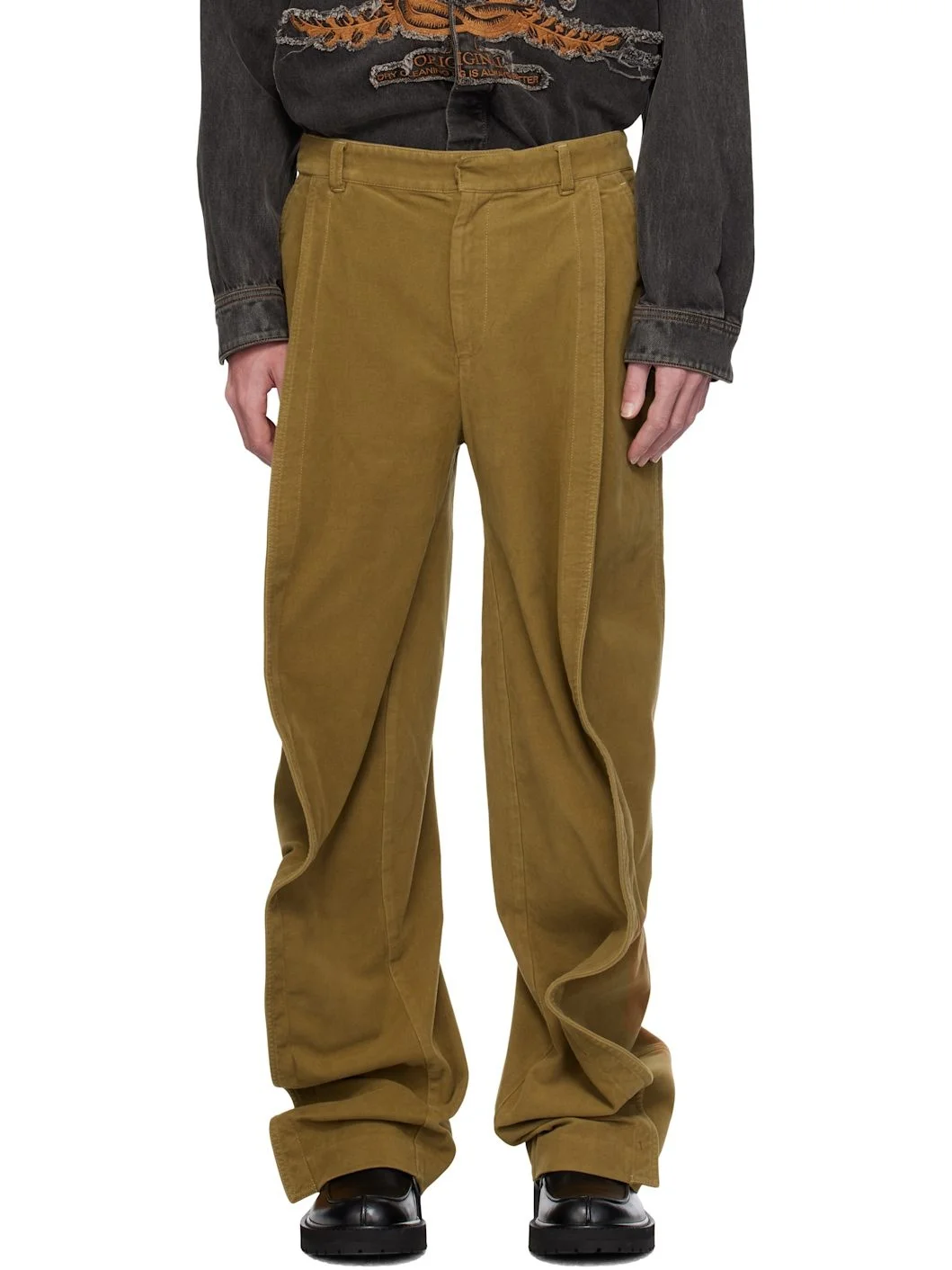 Beige Banana Trousers - 1