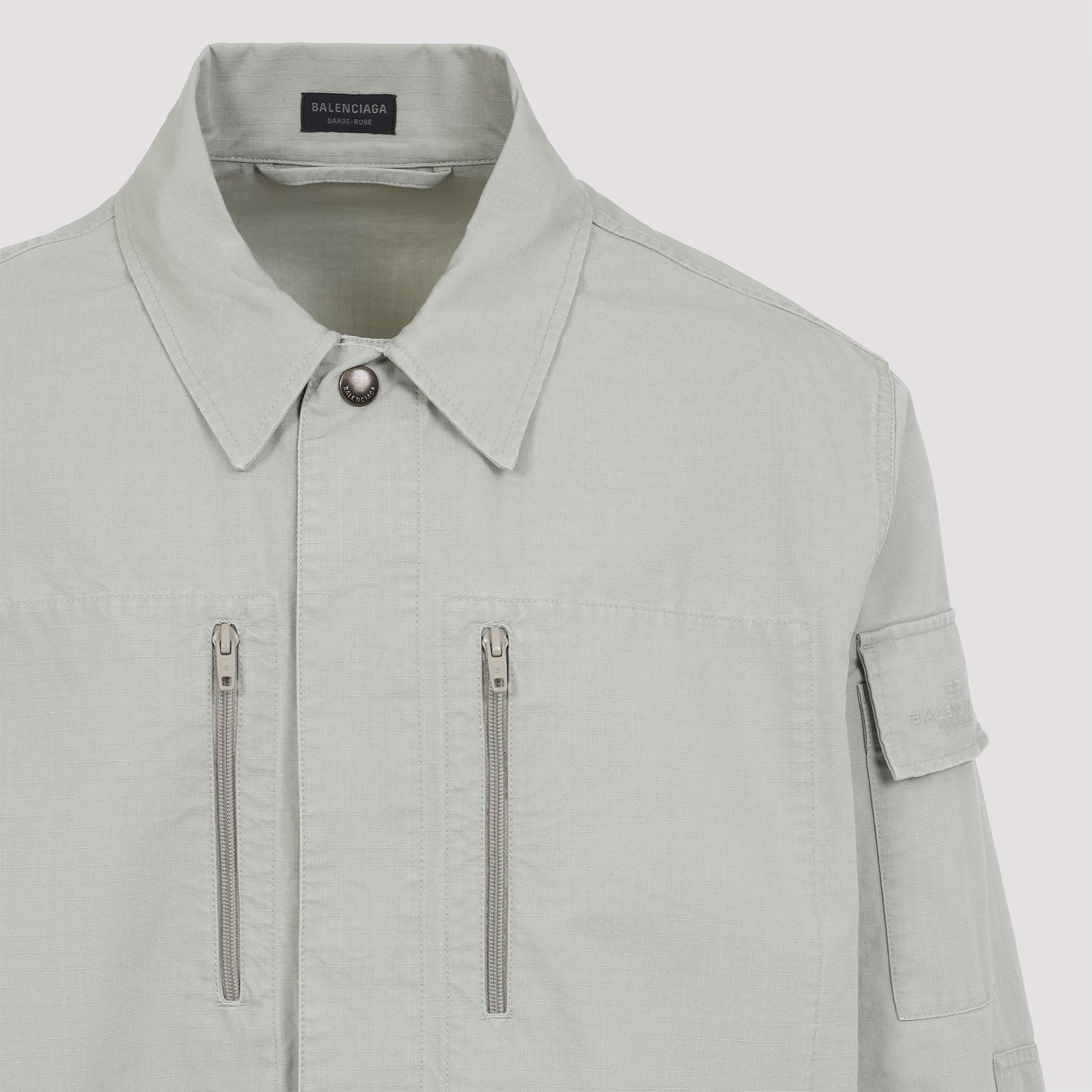 Balenciaga Men L/S Military Shirt - 3