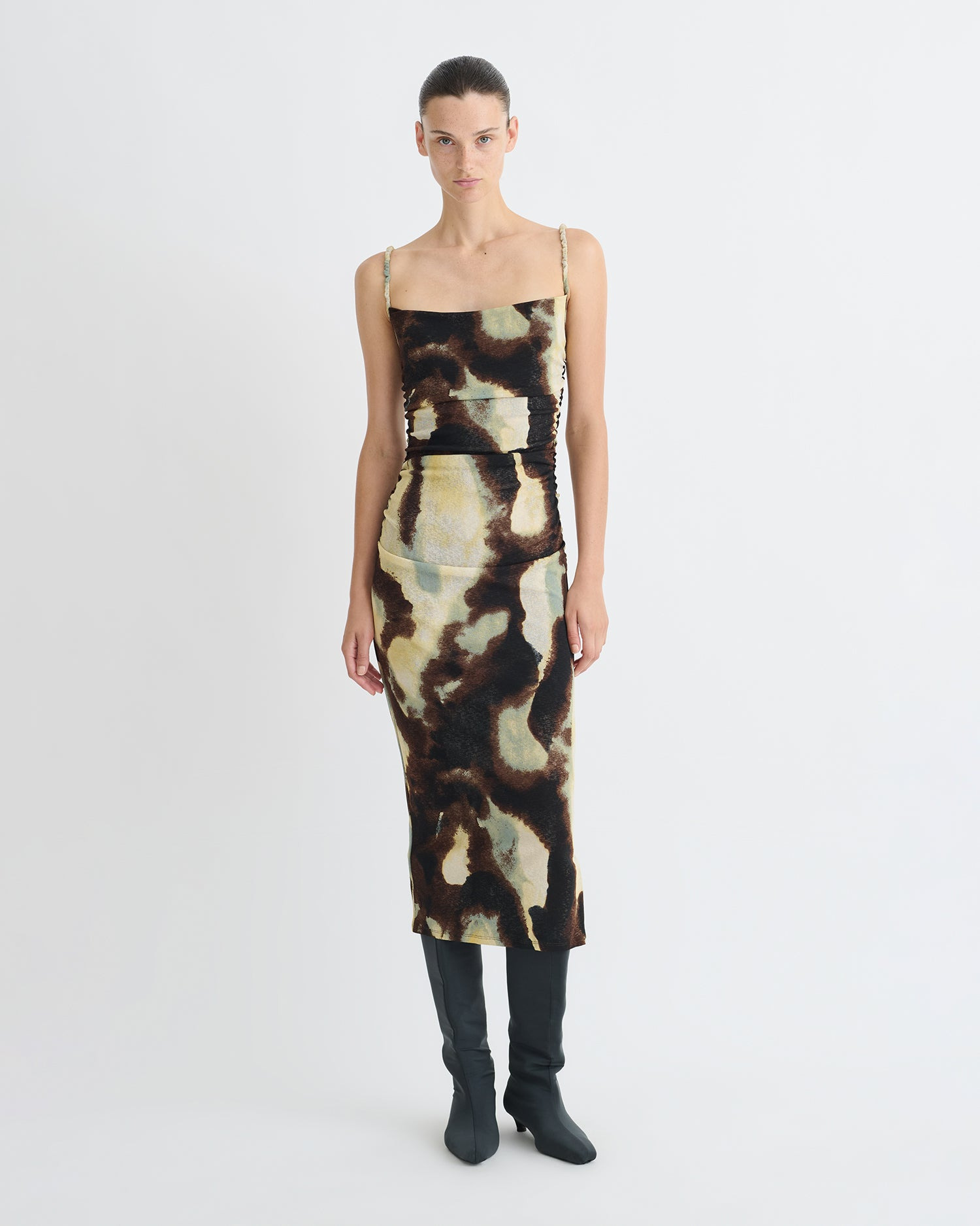 Mesh Jersey Dress - 2