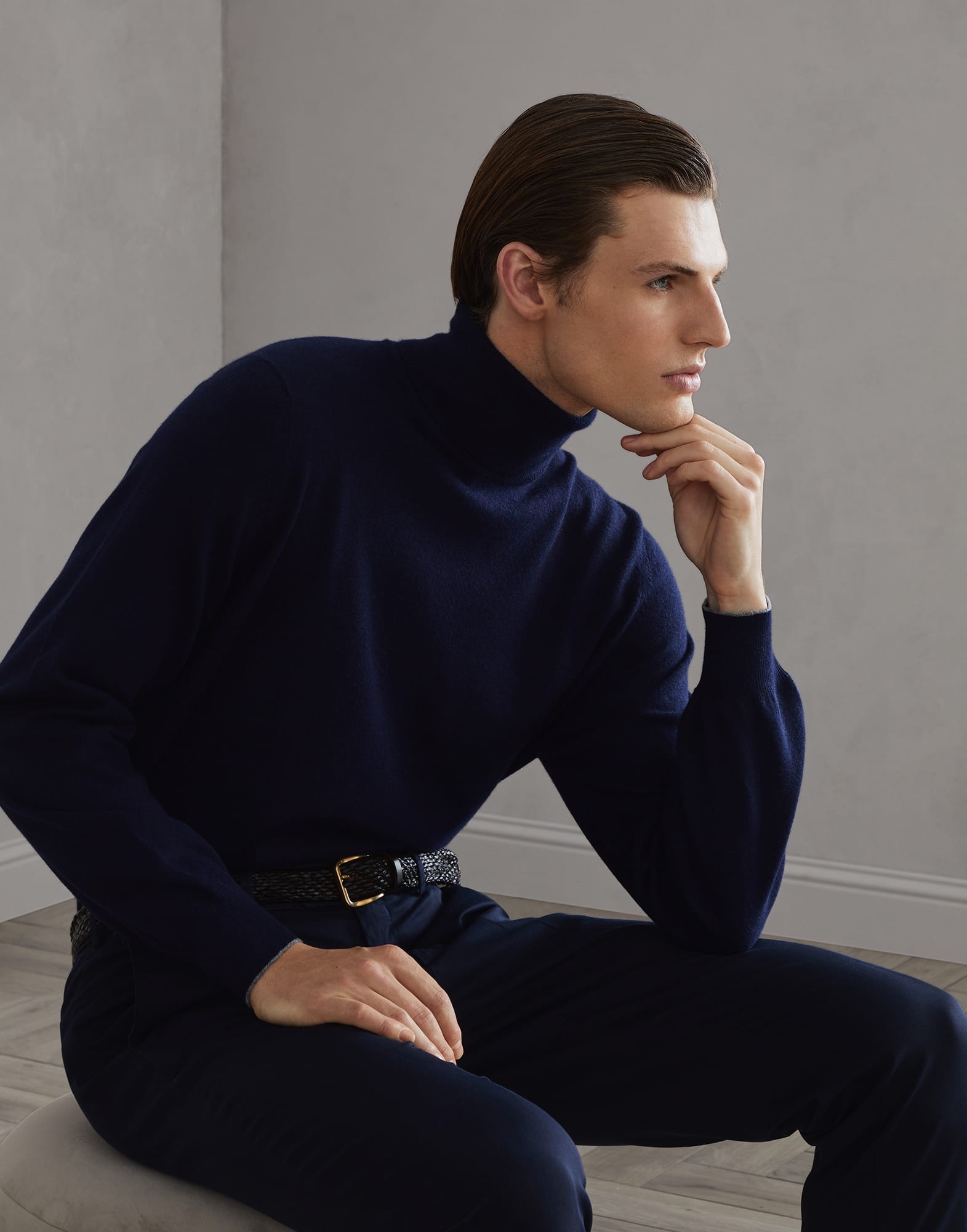 Cashmere turtleneck sweater - 4