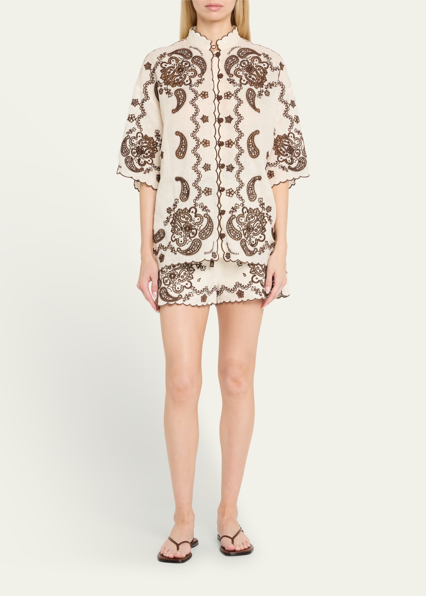 Ascension Embroidered Shorts - 2