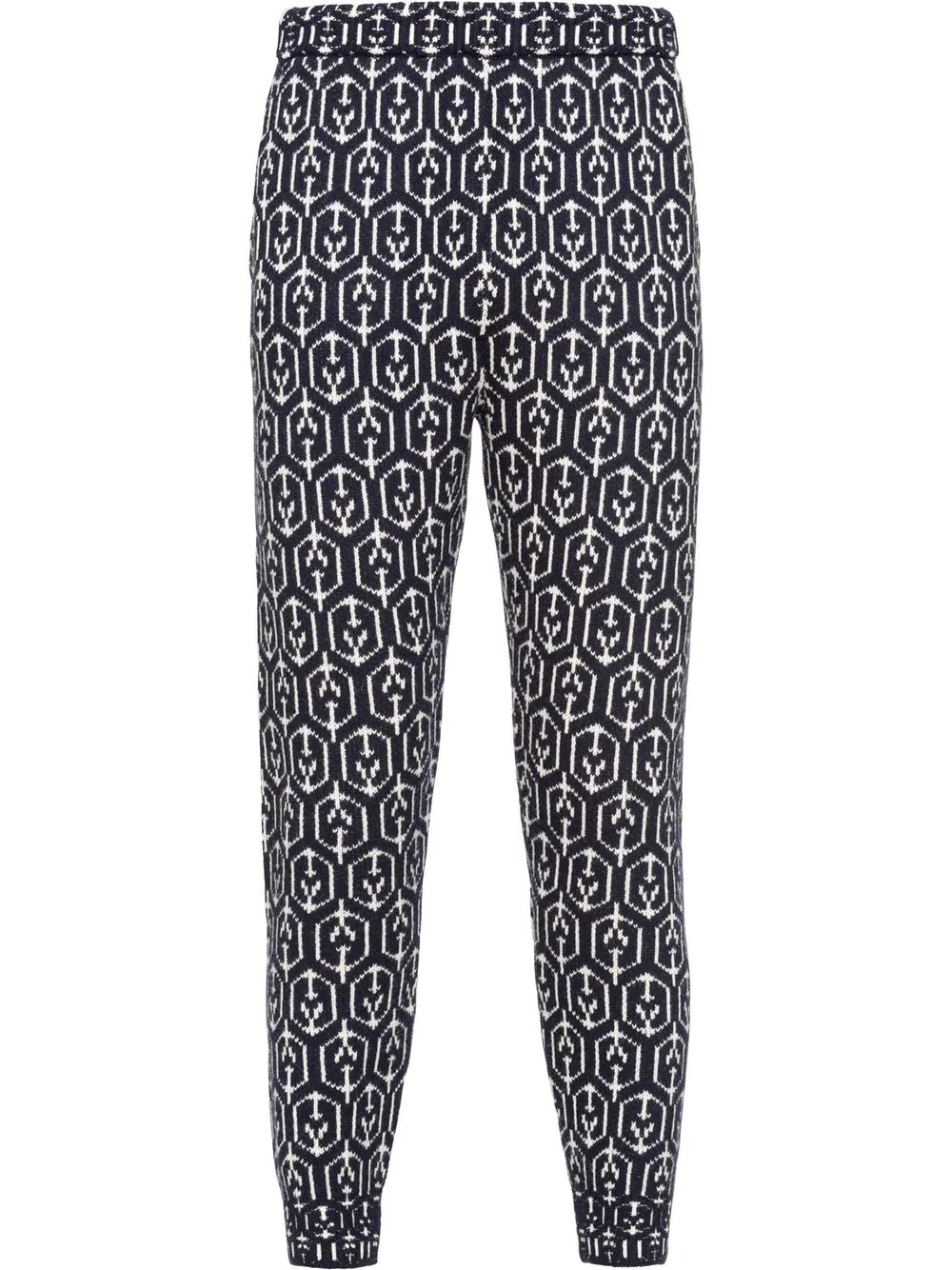 jacquard knitted leggings - 1