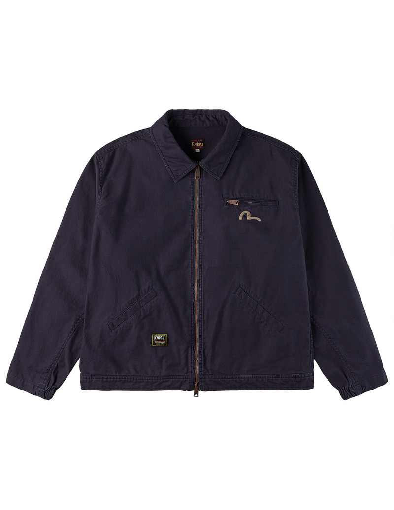 EVISU Peached Work Zip Jacket outlook