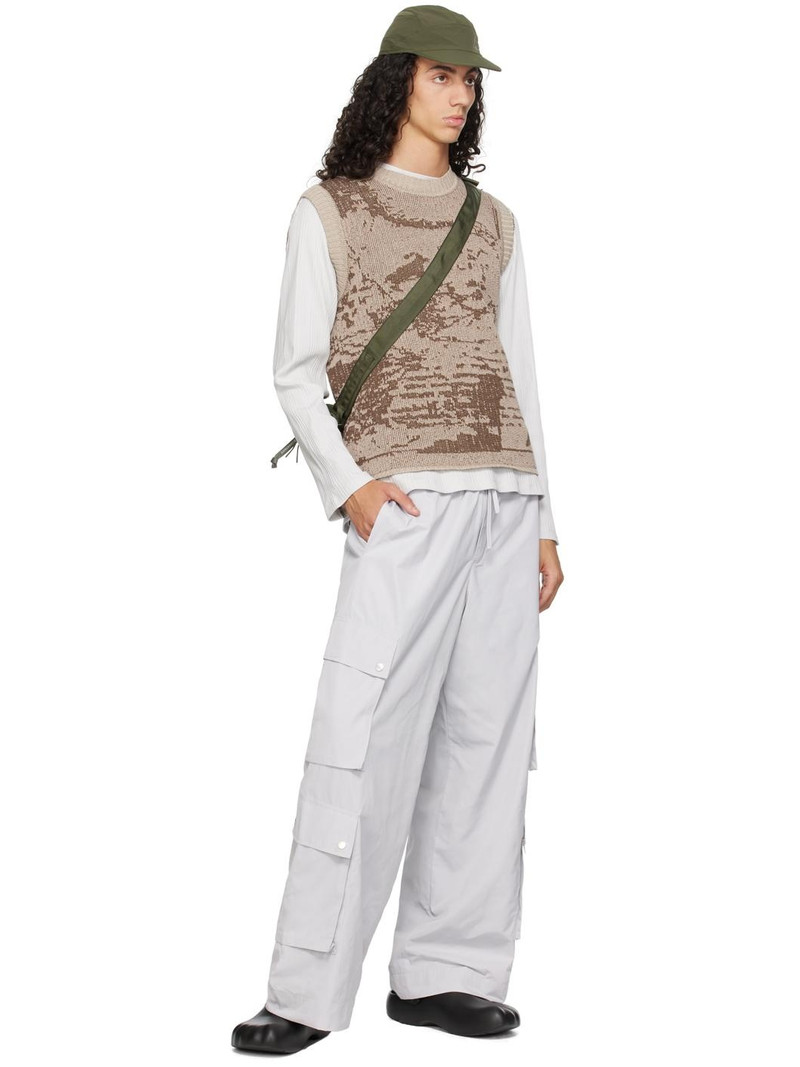 FFFPOSTALSERVICE SSENSE Exclusive Gray Cargo Pants outlook