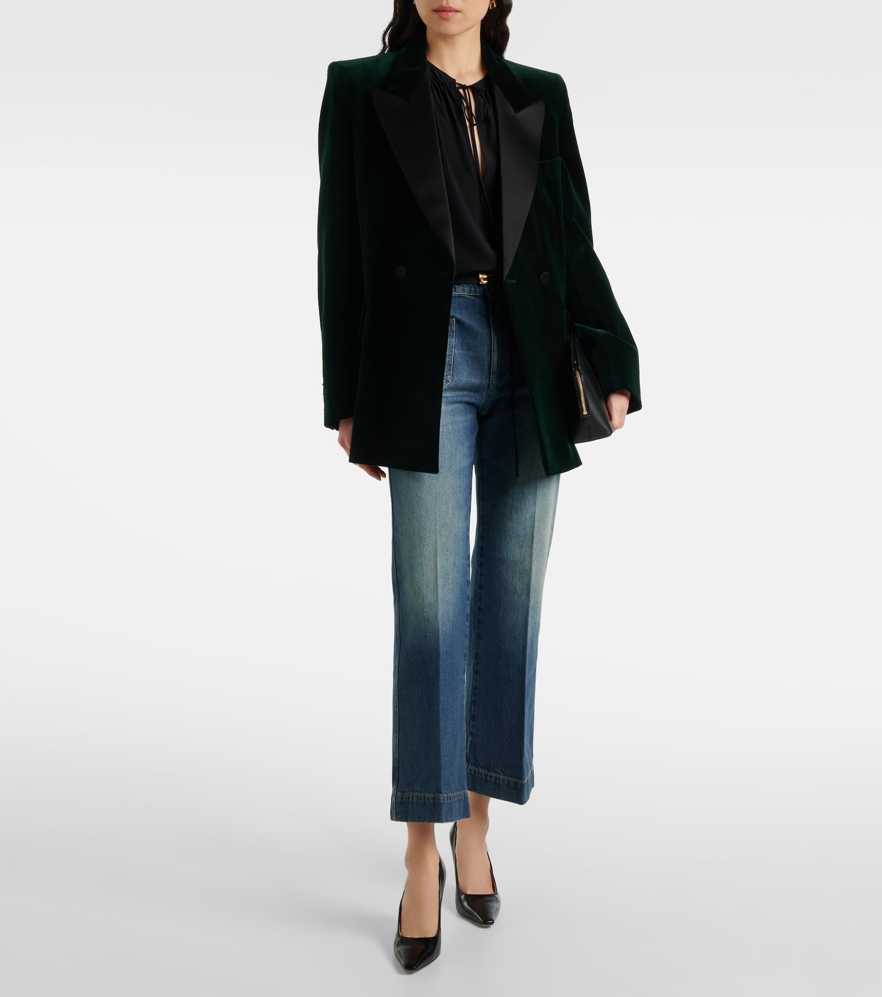 Alina cropped flared jeans - 2