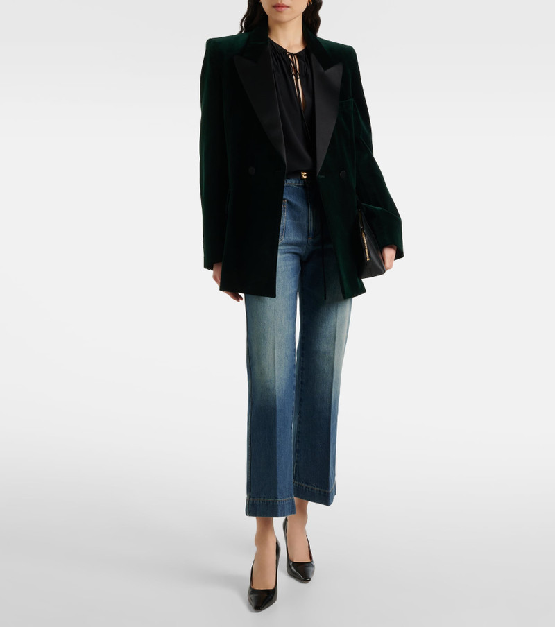 Victoria Beckham Alina cropped flared jeans outlook